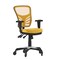 Flash Furniture Yellow Mesh Multifunction Chair - Roller Wheels HL-0001-YEL-RLB-GG - alternate 8